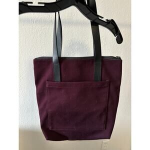 Everlane Canvas Tote Leather Handles Excellent